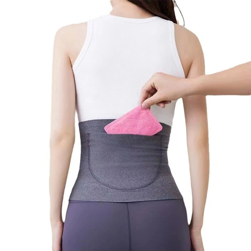 Self-Heating High Quality With Pockets Warm Waistband Elasticity Waist Support Belt Lower Back Lumbar Back Brace