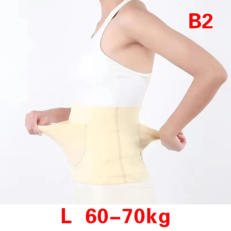 Self-Heating High Quality With Pockets Warm Waistband Elasticity Waist Support Belt Lower Back Lumbar Back Brace