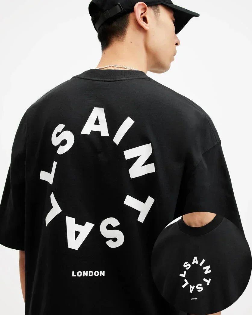 2025 Men Women Hot Sale Cotton Printed T-shirt Fashion Casual Letter Pattern Tops All Season Loose Harajuku Clothing