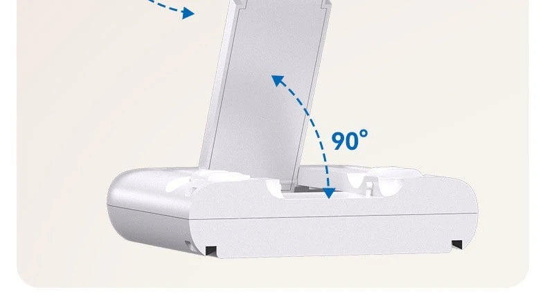2025 Compact Foldable Fan - Handheld Ice Cooling Fan with Built-In Power Bank for Home, Office, and Dorm